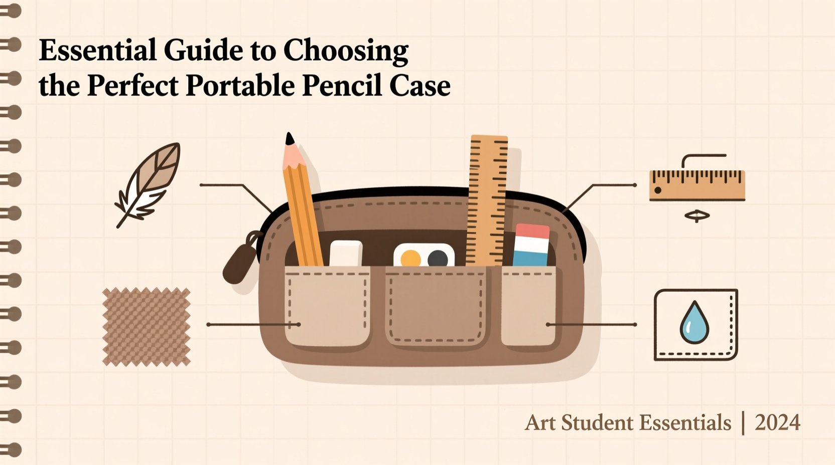 essential guide to choosing the perfect portable pencil case for art students