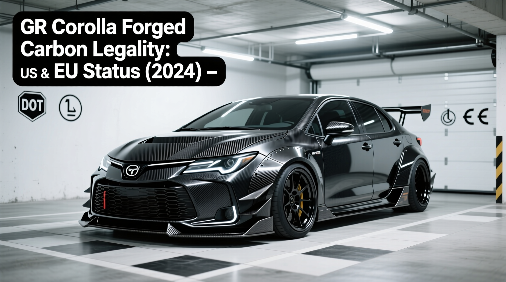 gr corolla forged carbon legality