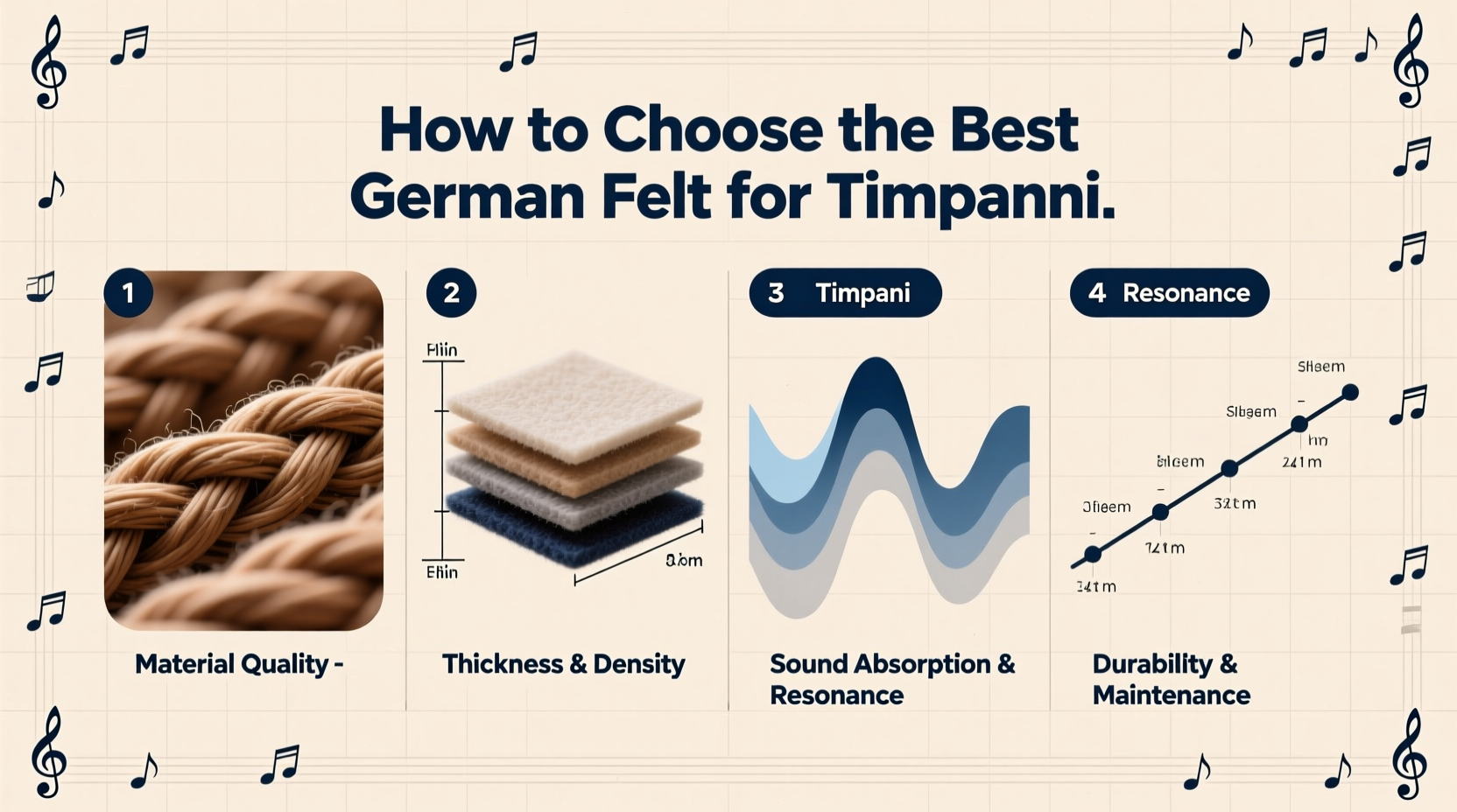 german felt for timpani