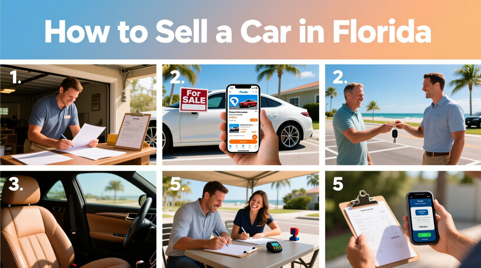 how do i sell a car in florida