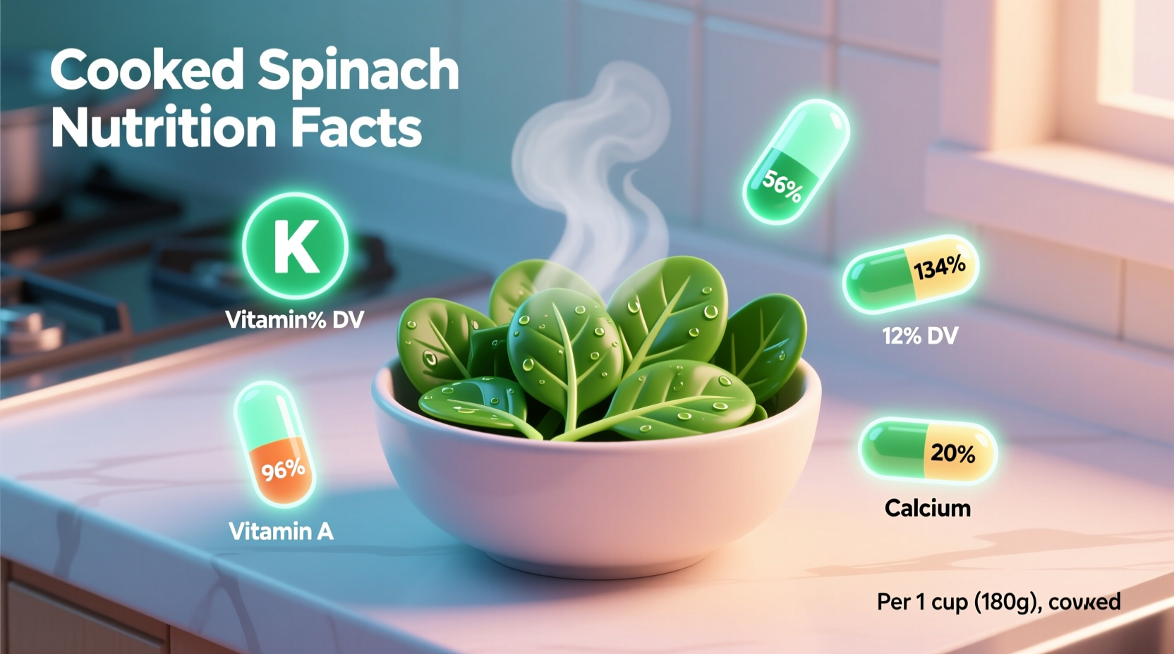Cooked Spinach Nutrition Facts: Science-Backed Benefits Revealed