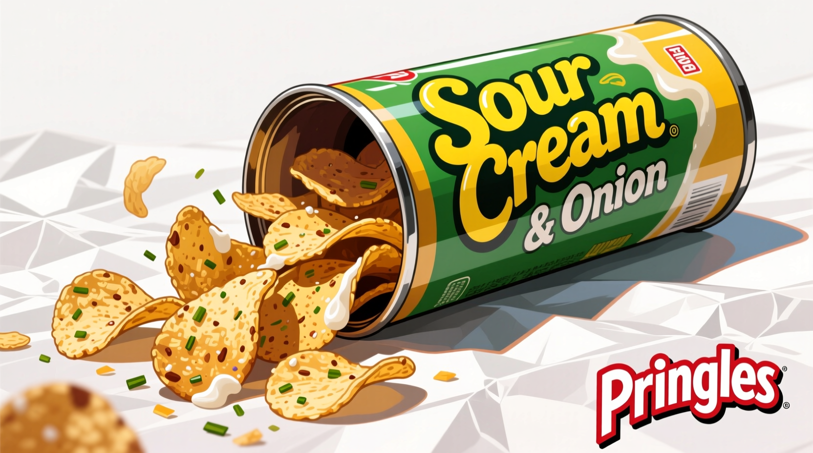 pringles sour cream onion potato chips