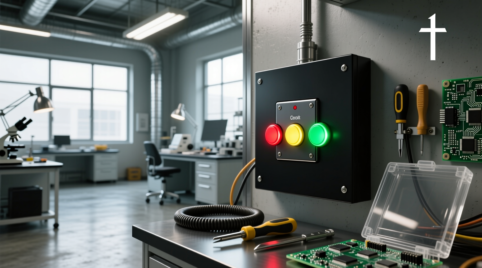 3 color led push button switch guide