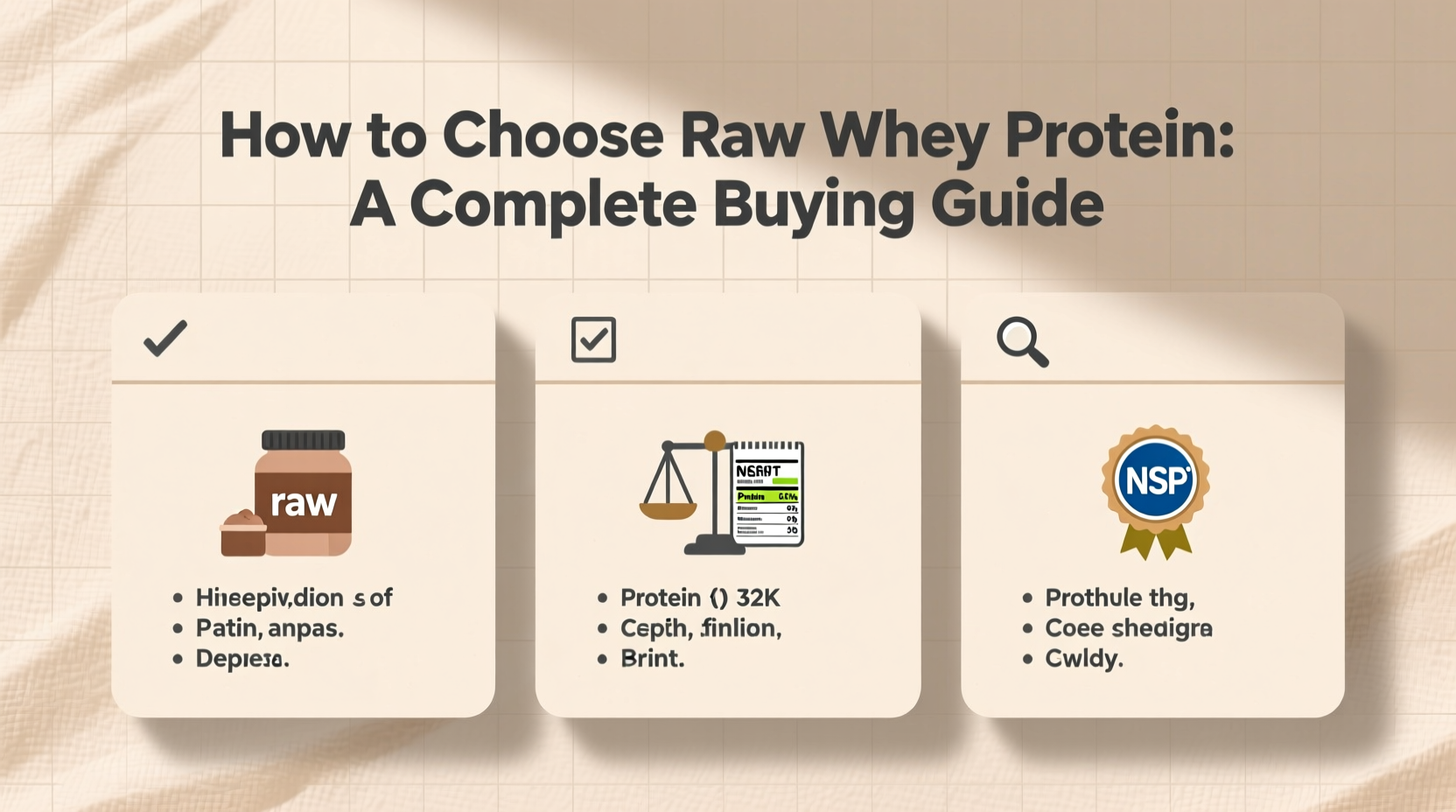 How to Choose Raw Whey Protein: A Complete Buying Guide