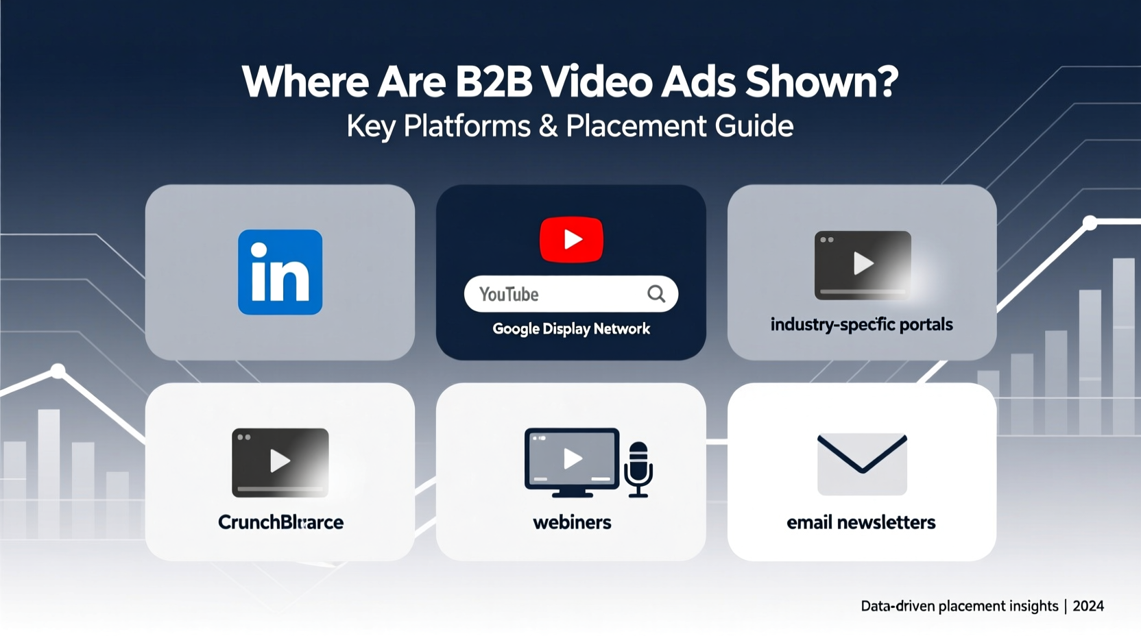 where are b2b video ads shown