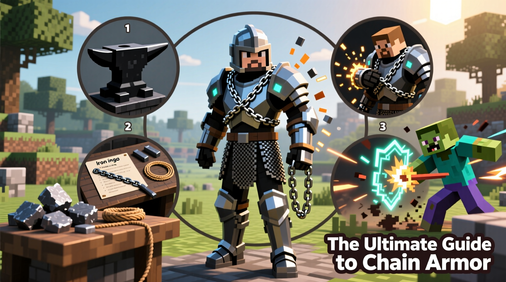 the ultimate guide to obtaining and using chain armor in minecraft