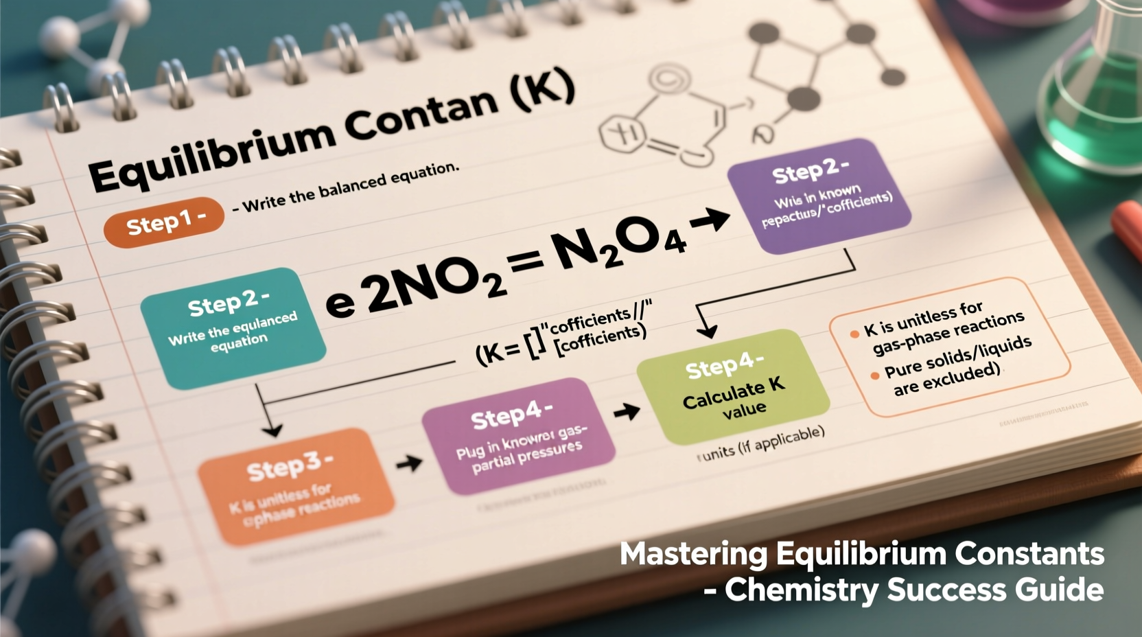 mastering how to solve for the equilibrium constant a step by step guide for chemistry success