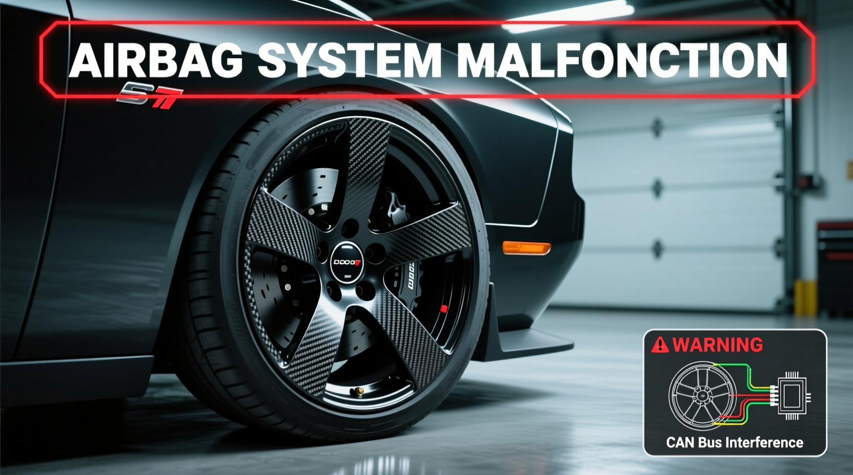 hellcat carbon wheel airbag warning