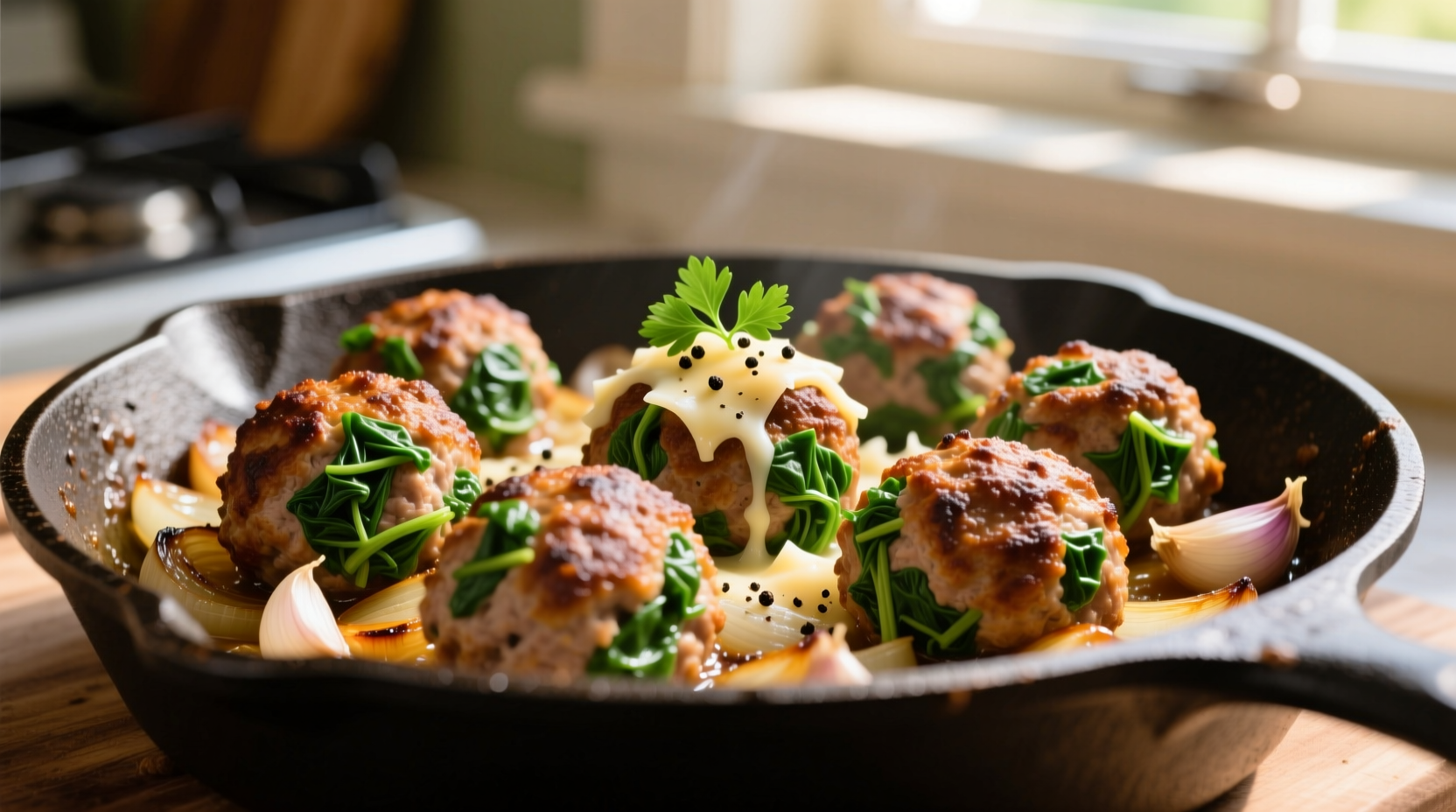Spinach Turkey Meatballs: Healthy Recipe in 35 Minutes