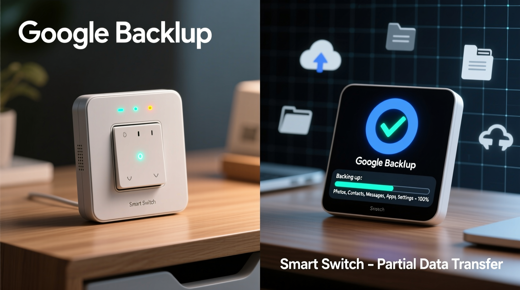 smart switch vs google backup which one actually backs up everything