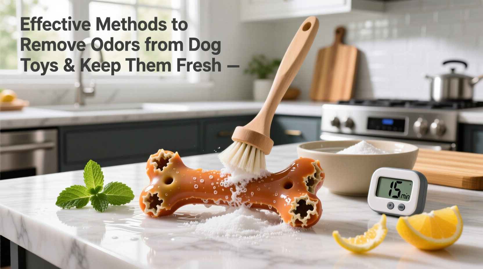 effective methods to remove odors from dog toys and keep them fresh