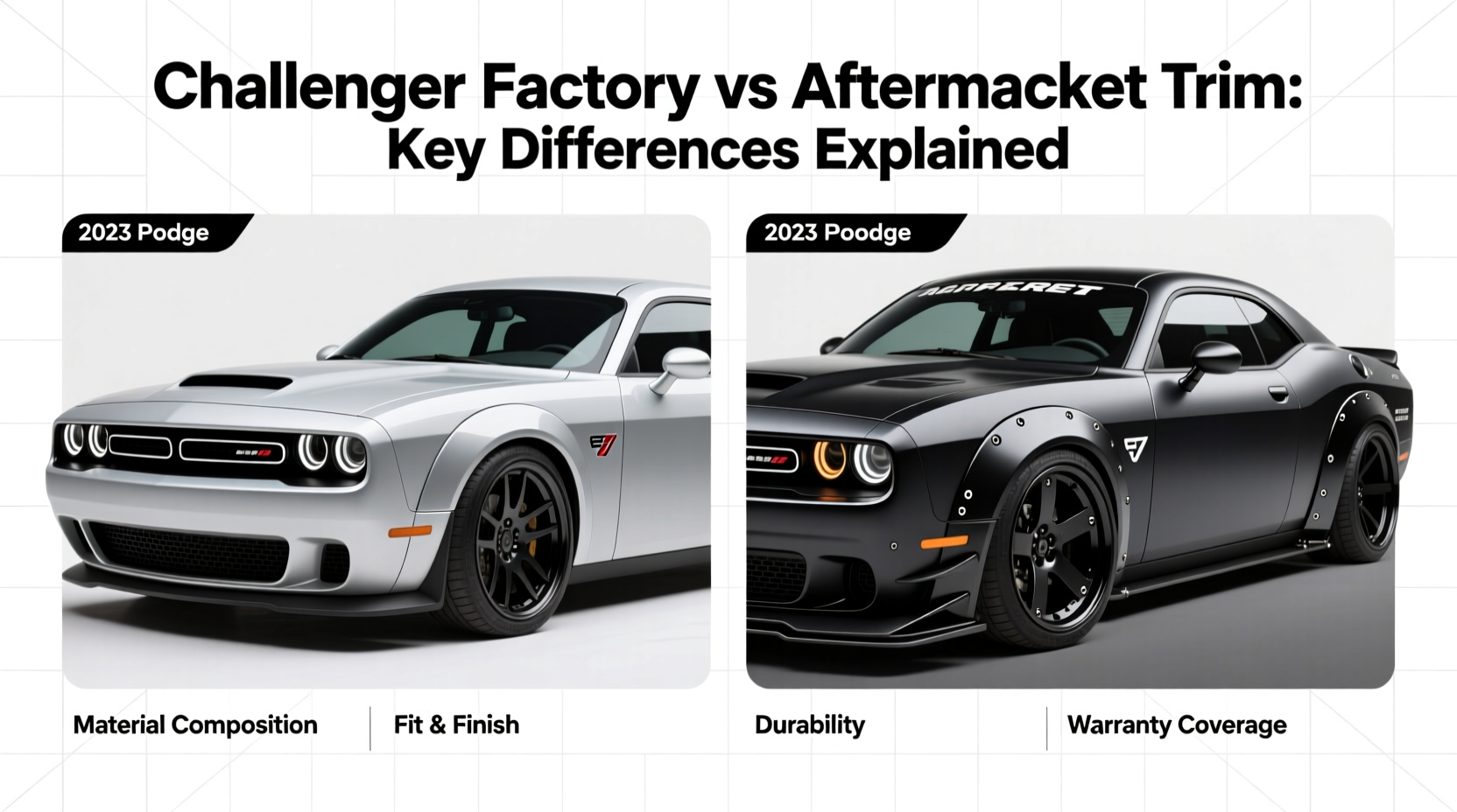 challenger factory vs aftermarket trim