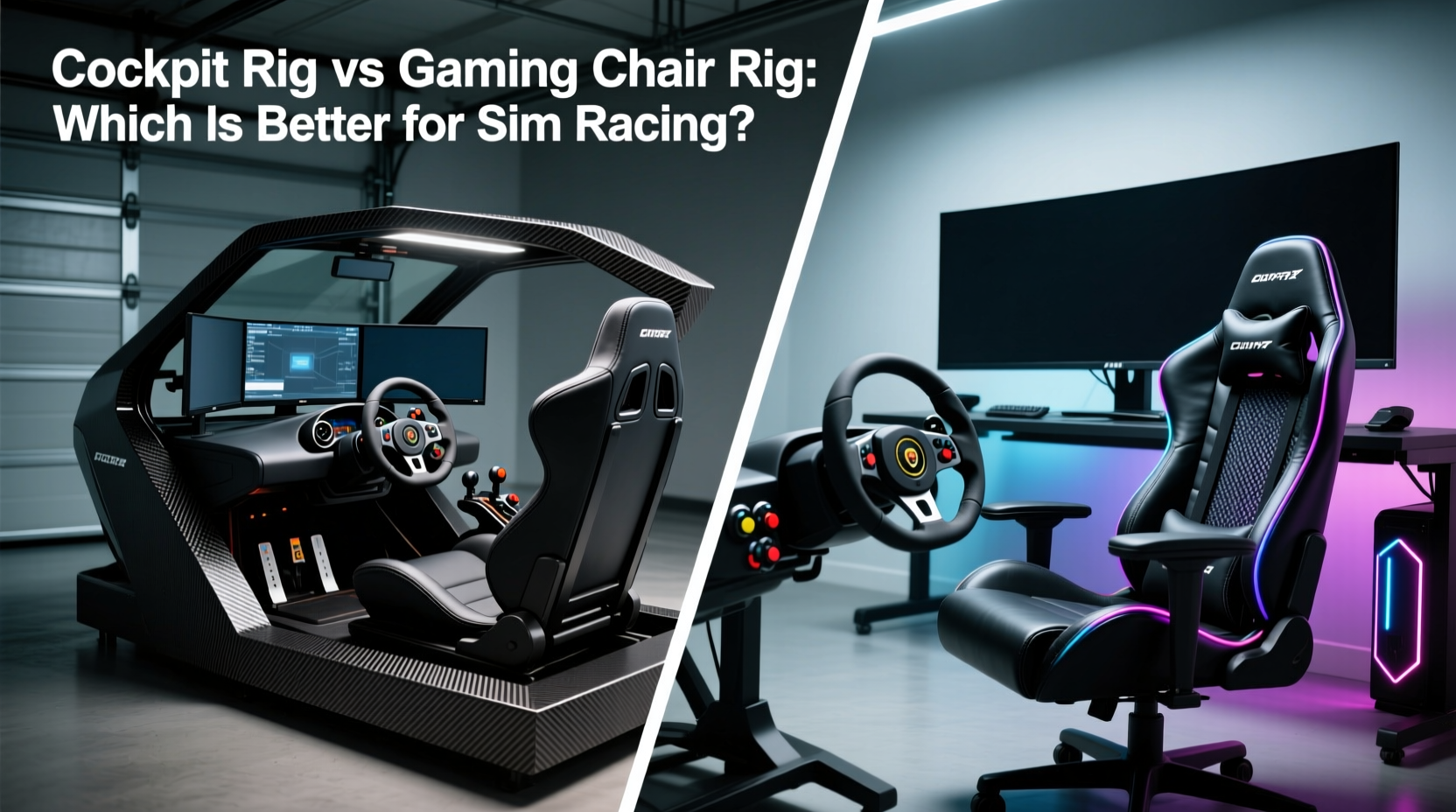 Cockpit Rig vs Gaming Chair Rig: Which Is Better for Sim Racing?