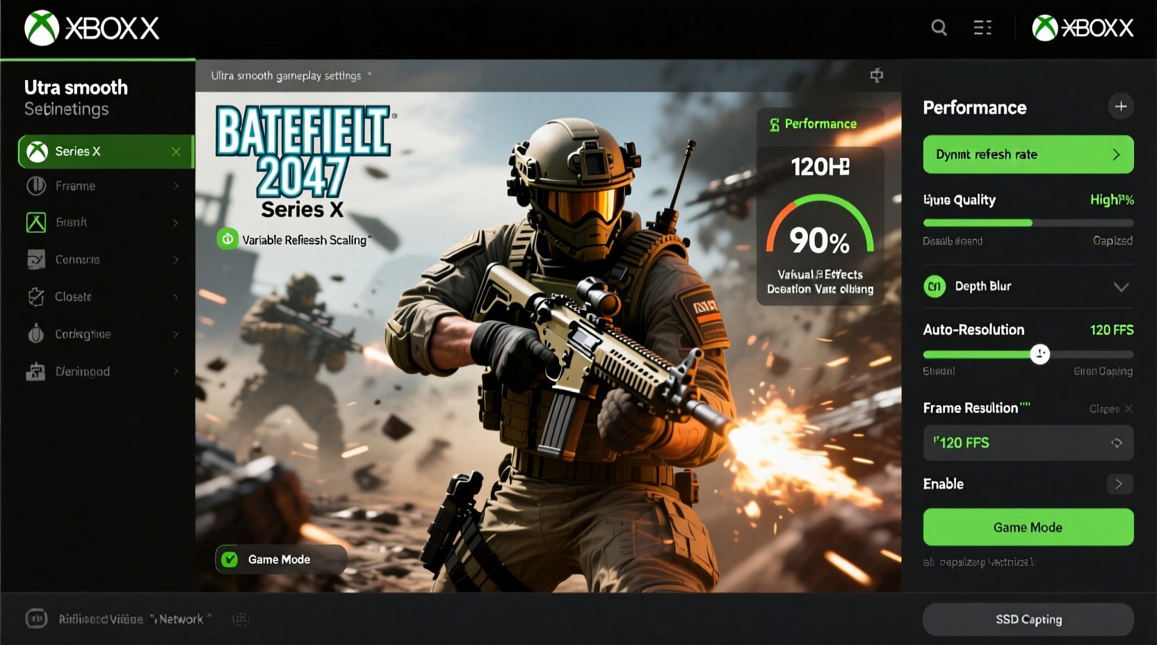 best settings for battlefield 2042 xbox series x for smooth play