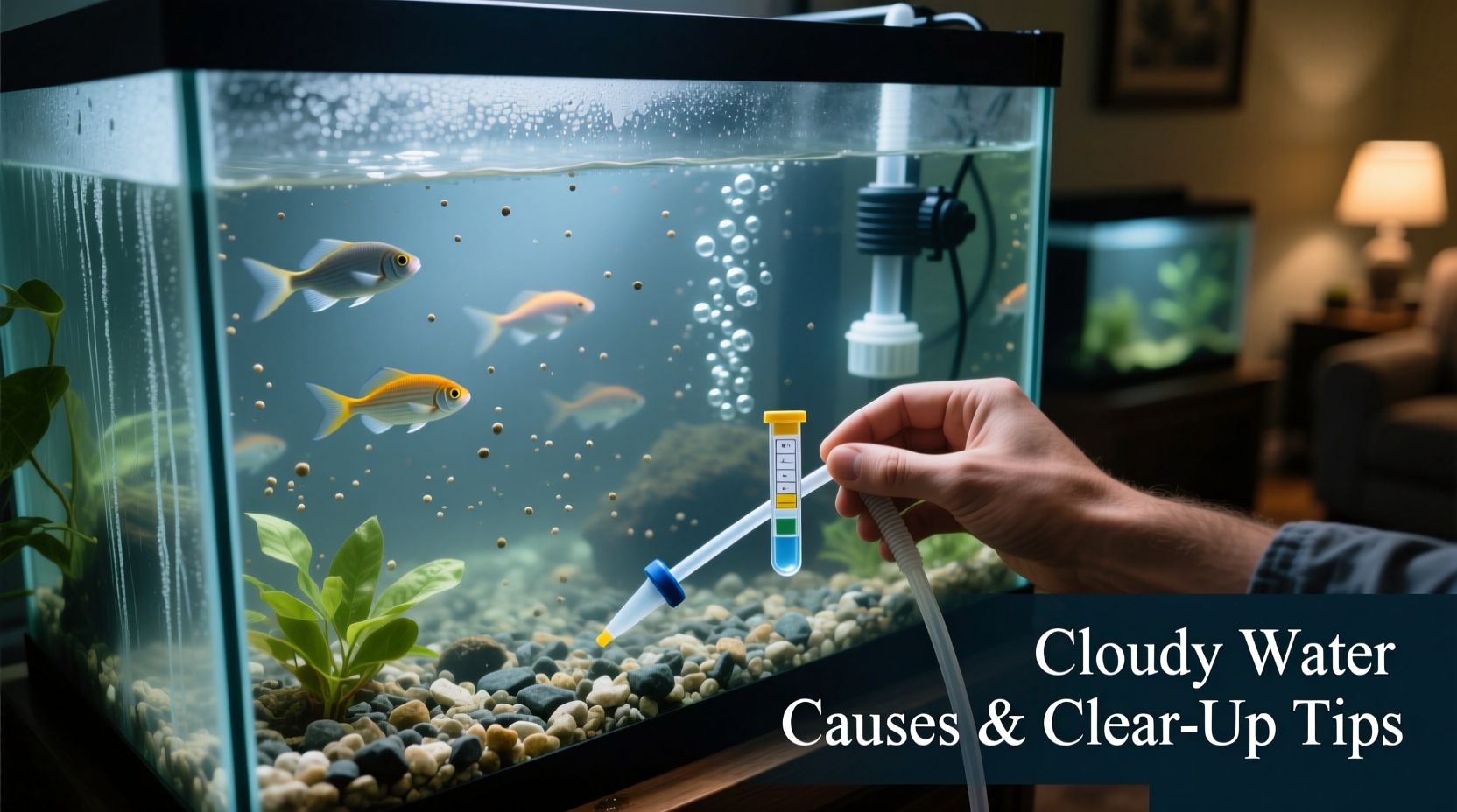 cloudy aquarium water causes and clear up tips