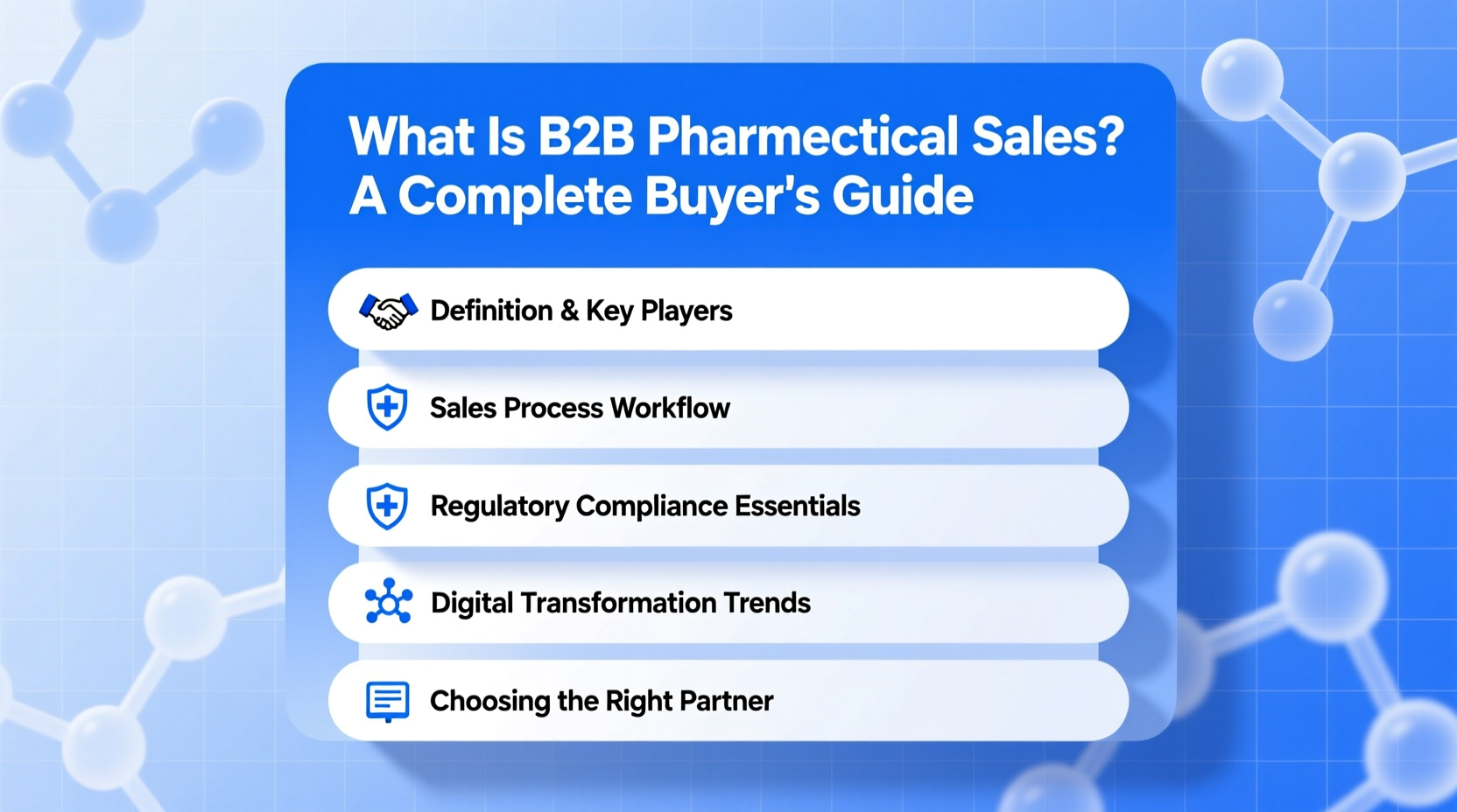 what is b2b pharmaceutical sales