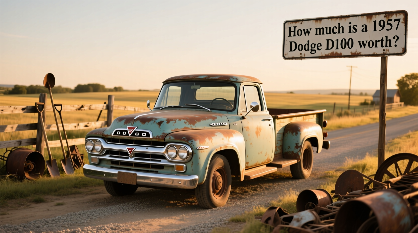 1959 Dodge pickup truck parked outdoors