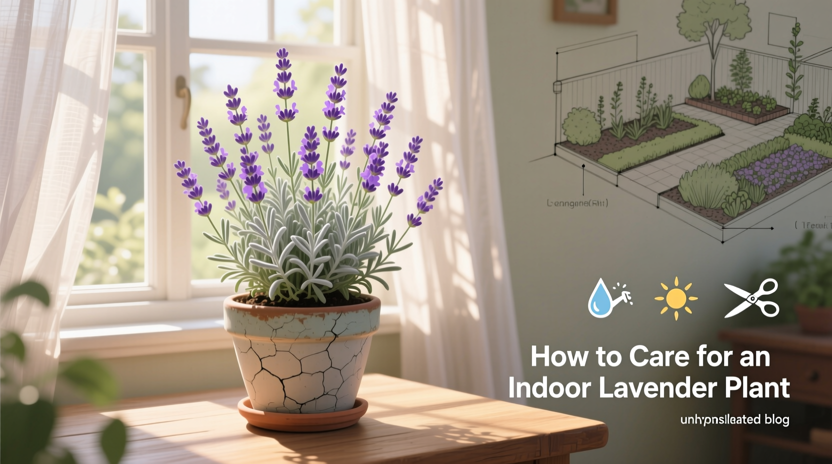 how to care for an indoor lavender plant