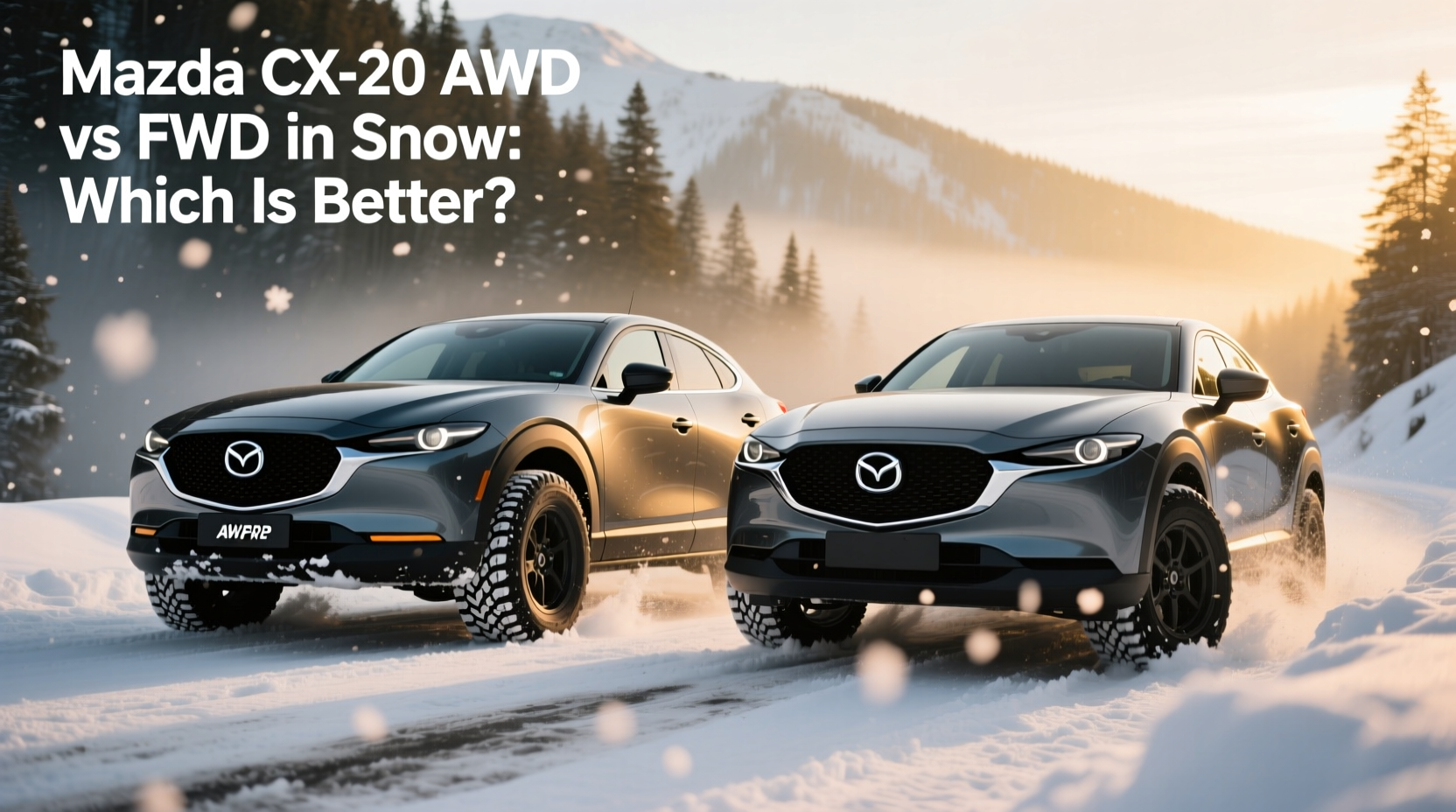 cx30 awd vs fwd snow
