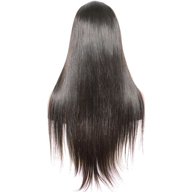 巴西人发全蕾丝假发配婴儿头发,透明直发假发