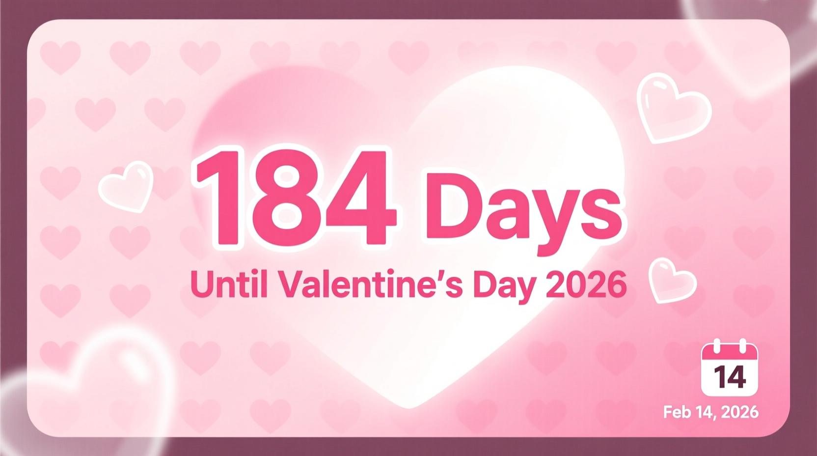 how much days until valentines day
