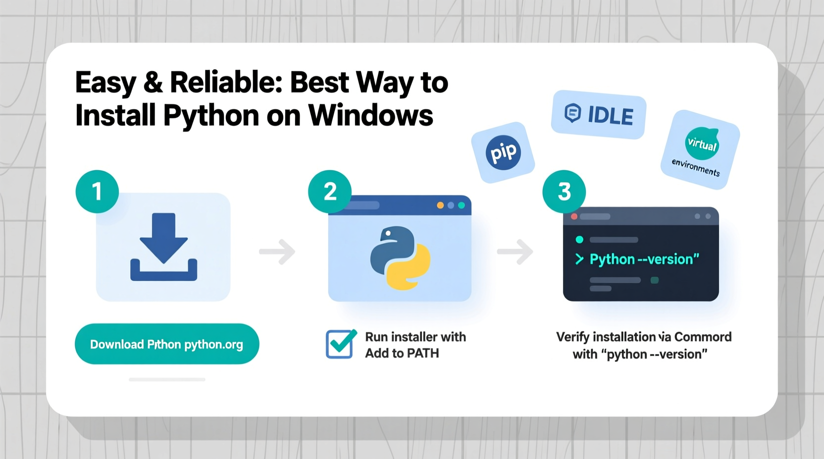 easy and reliable best way to install python on windows