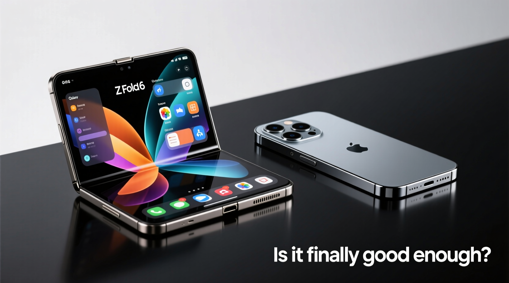 is the galaxy z fold 6 finally good enough to ditch my iphone 15 pro max