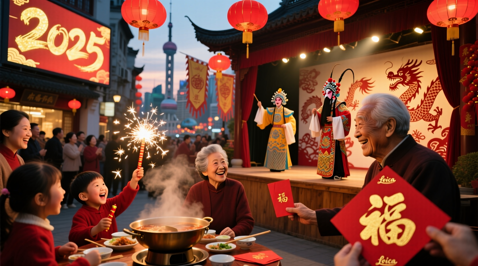 how do people celebrate chines new year