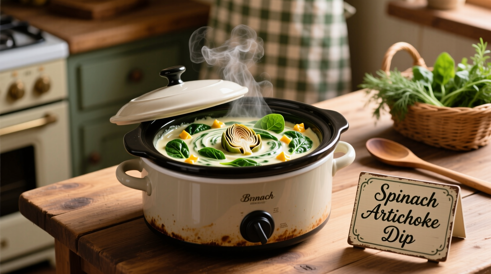Perfect Slow Cooker Spinach Artichoke Dip Recipe