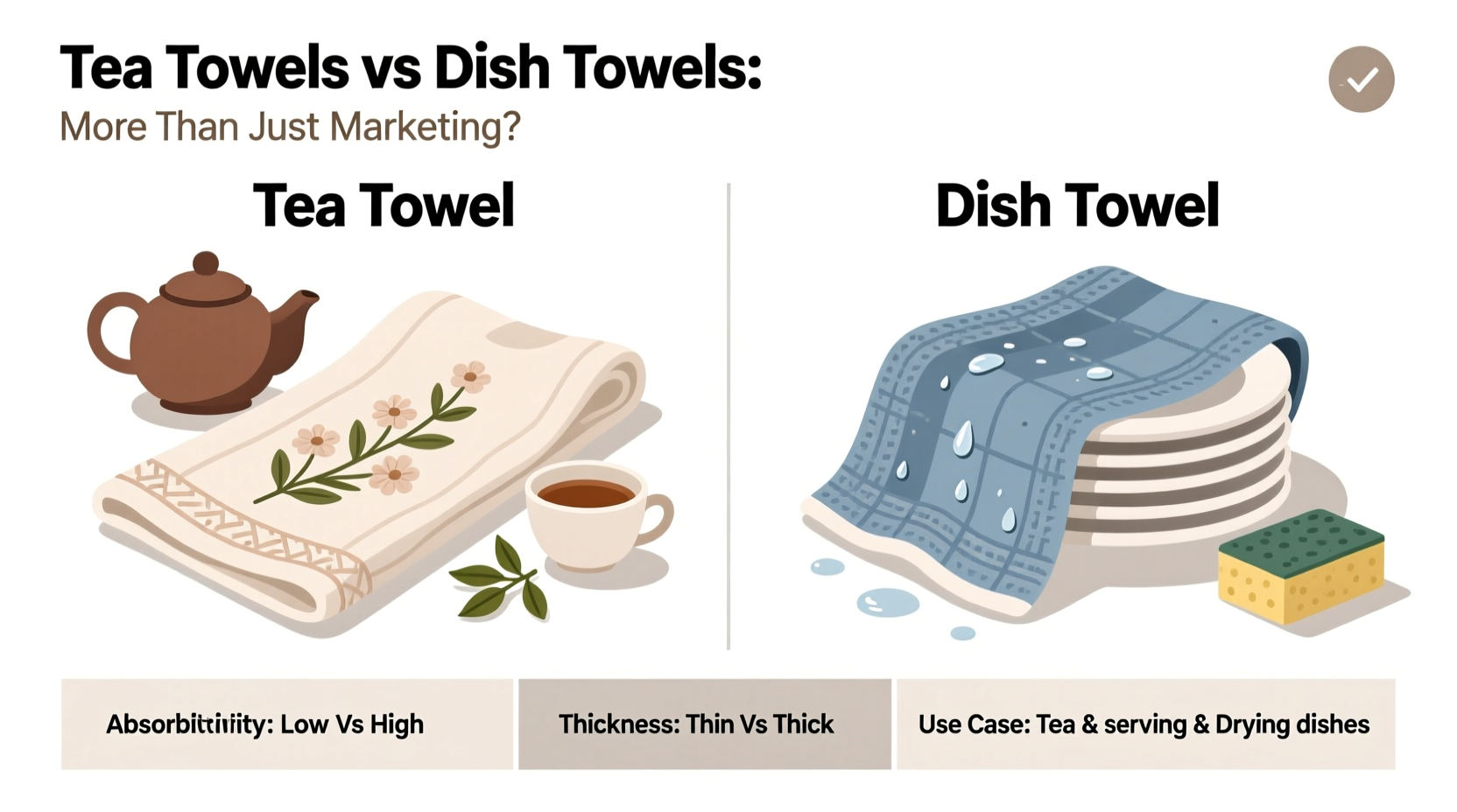 Tea Towels Vs Dish Towels Are They Really That Different Or Just Marketing