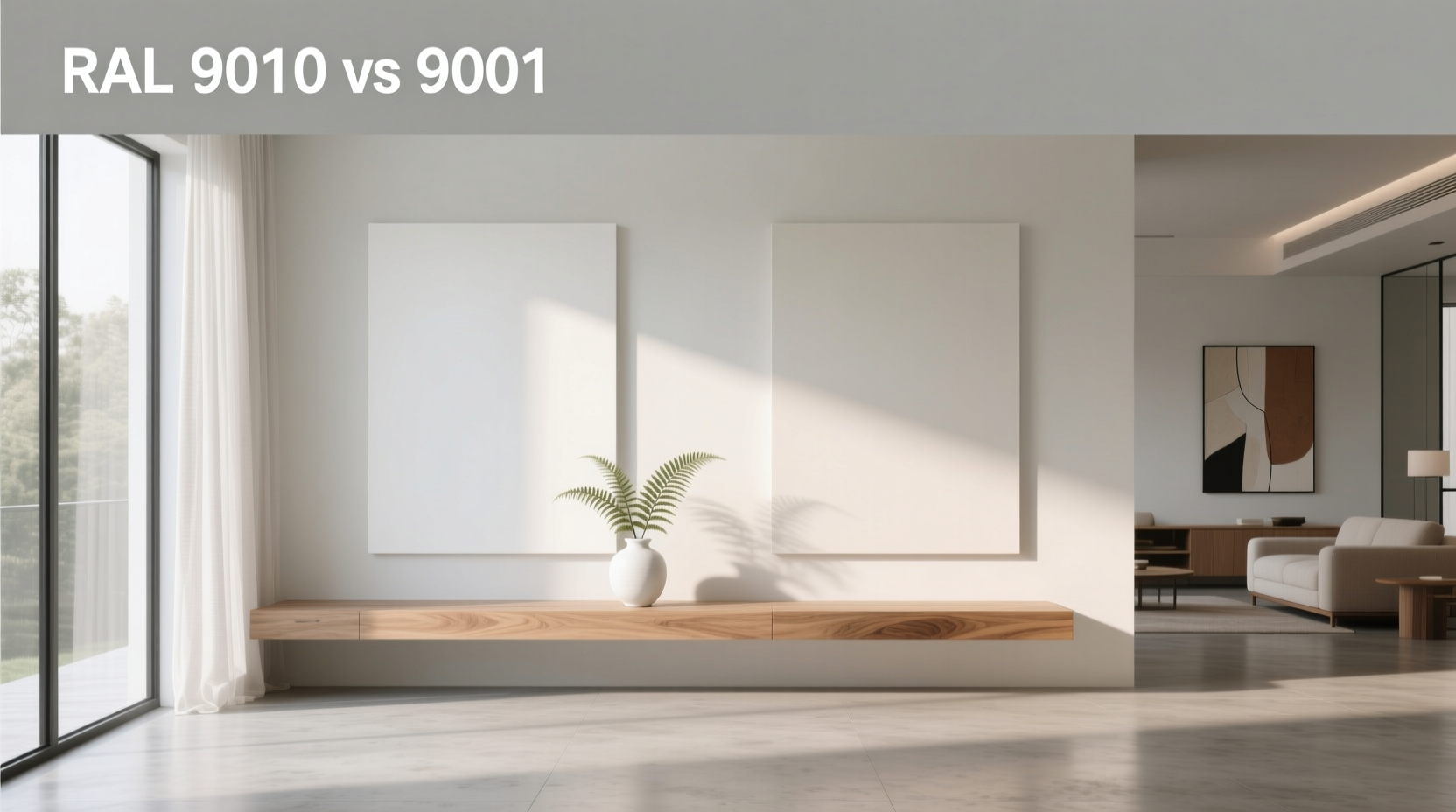 What Is the Difference Between RAL 9010 and RAL 9001 White?
