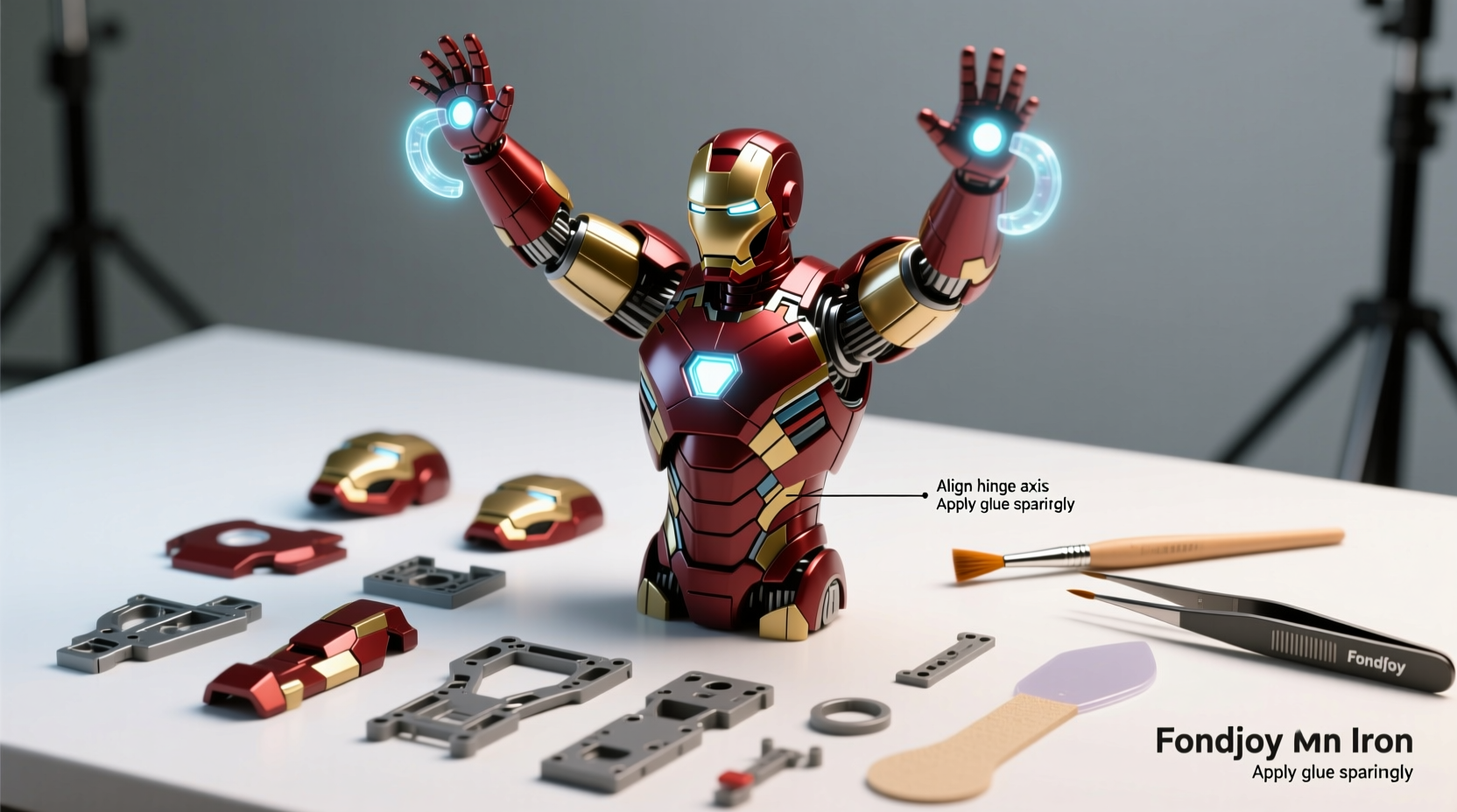 step by step guide to assembling your fondjoy iron spider man model kit with expert tips