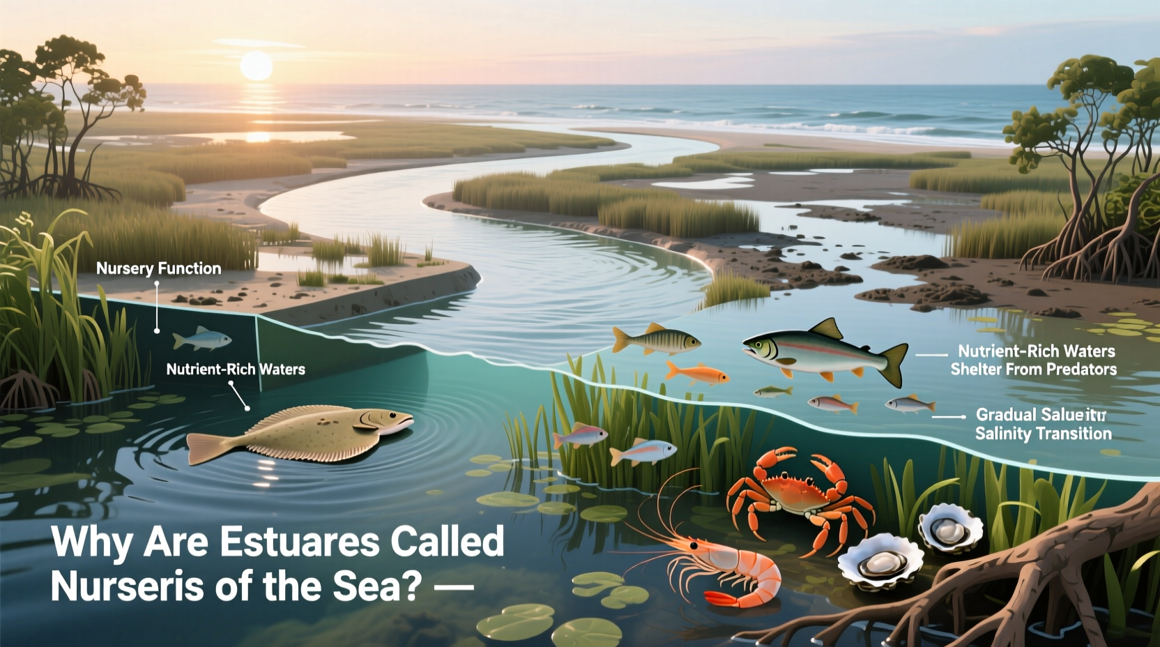 why are estuaries called nurseries of the sea explained