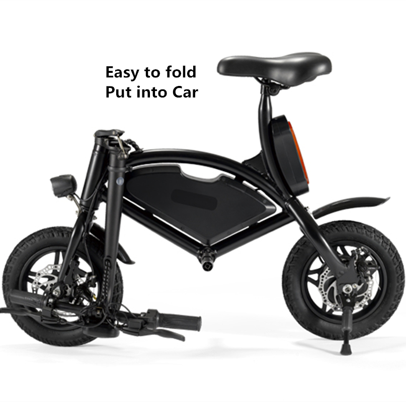 htomt 12 inch two wheeler electric city bike with lcd display