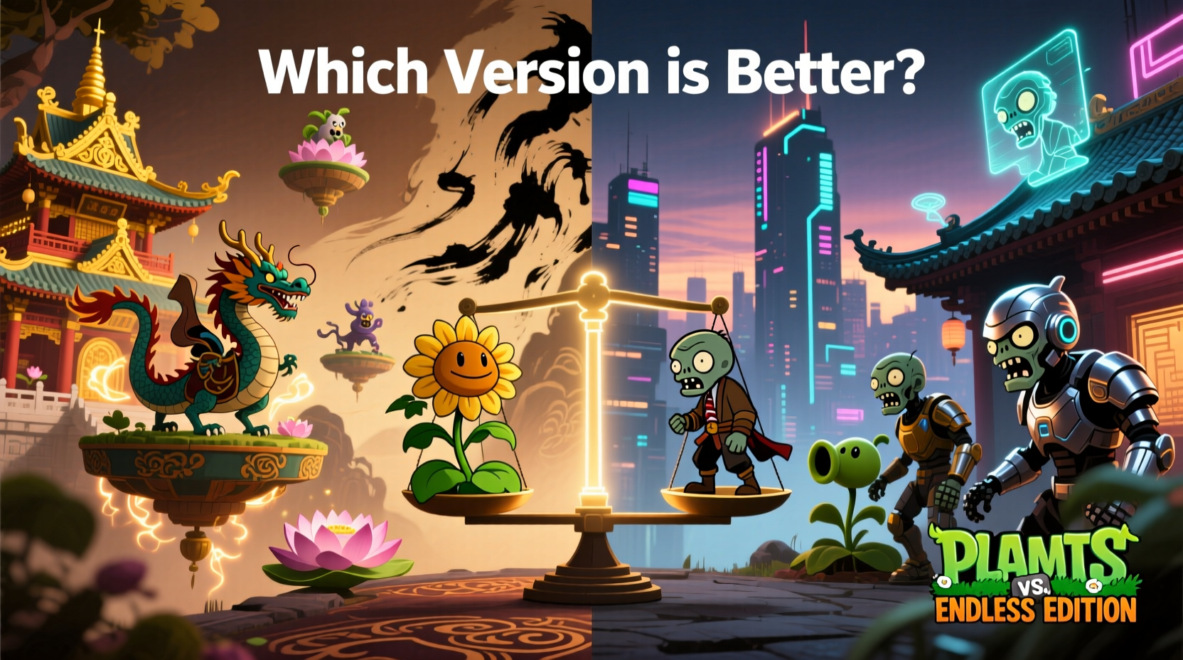 plants vs zombies journey to the west vs endless edition which version is actually better
