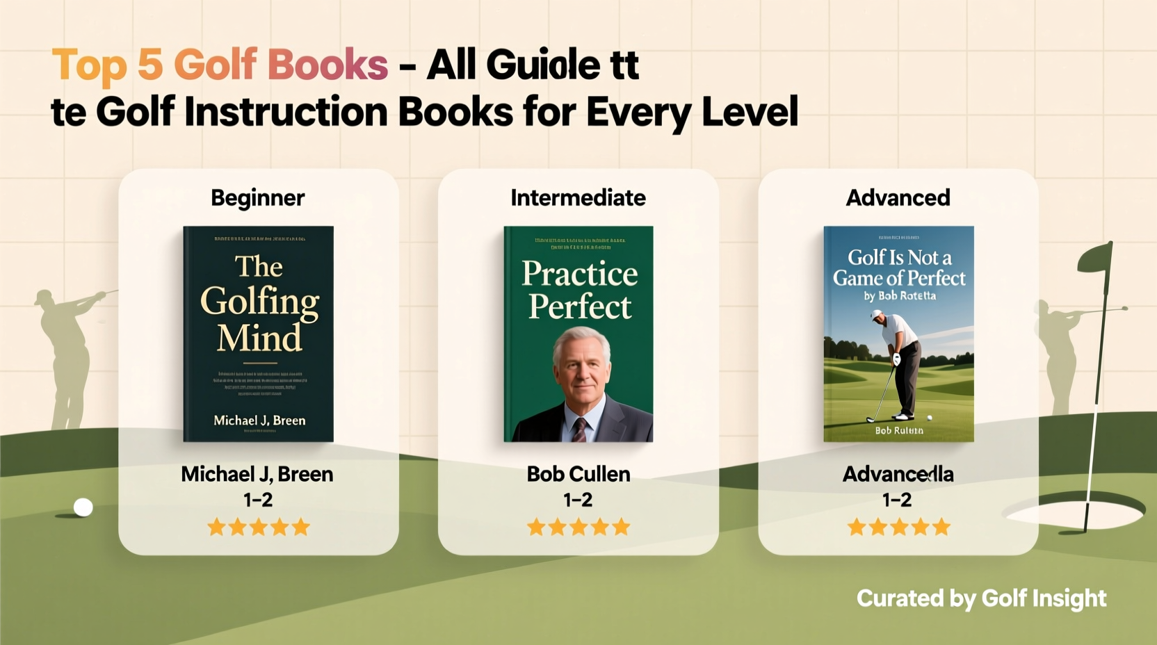 guide to the best books on golf instruction for every level