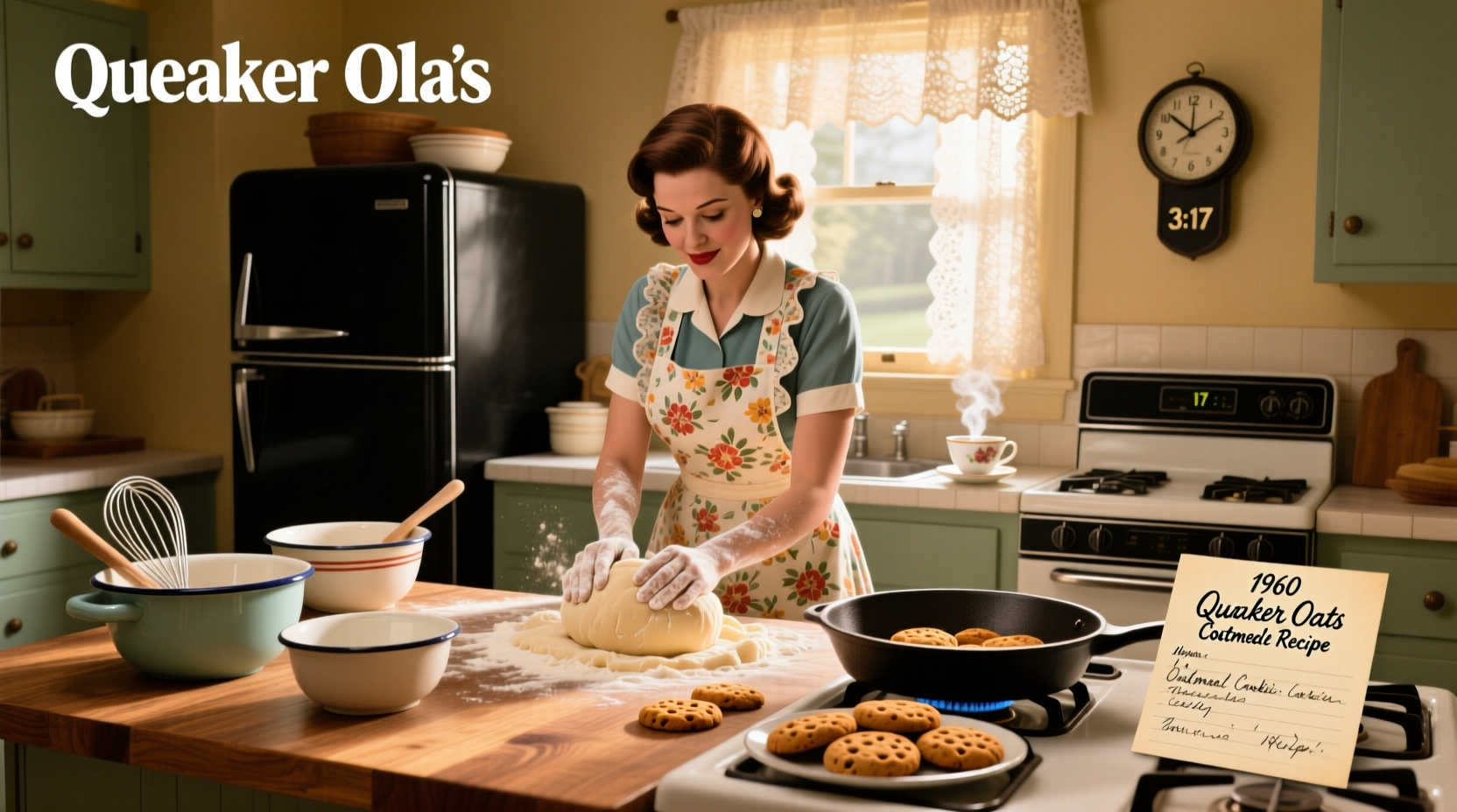 1960 quaker oats cookie recipe guide