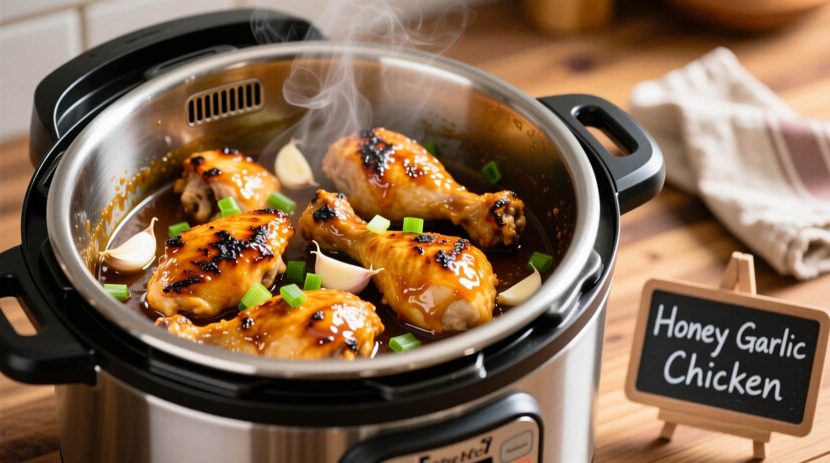 Perfect Honey Garlic Chicken in Instant Pot (25 Min)