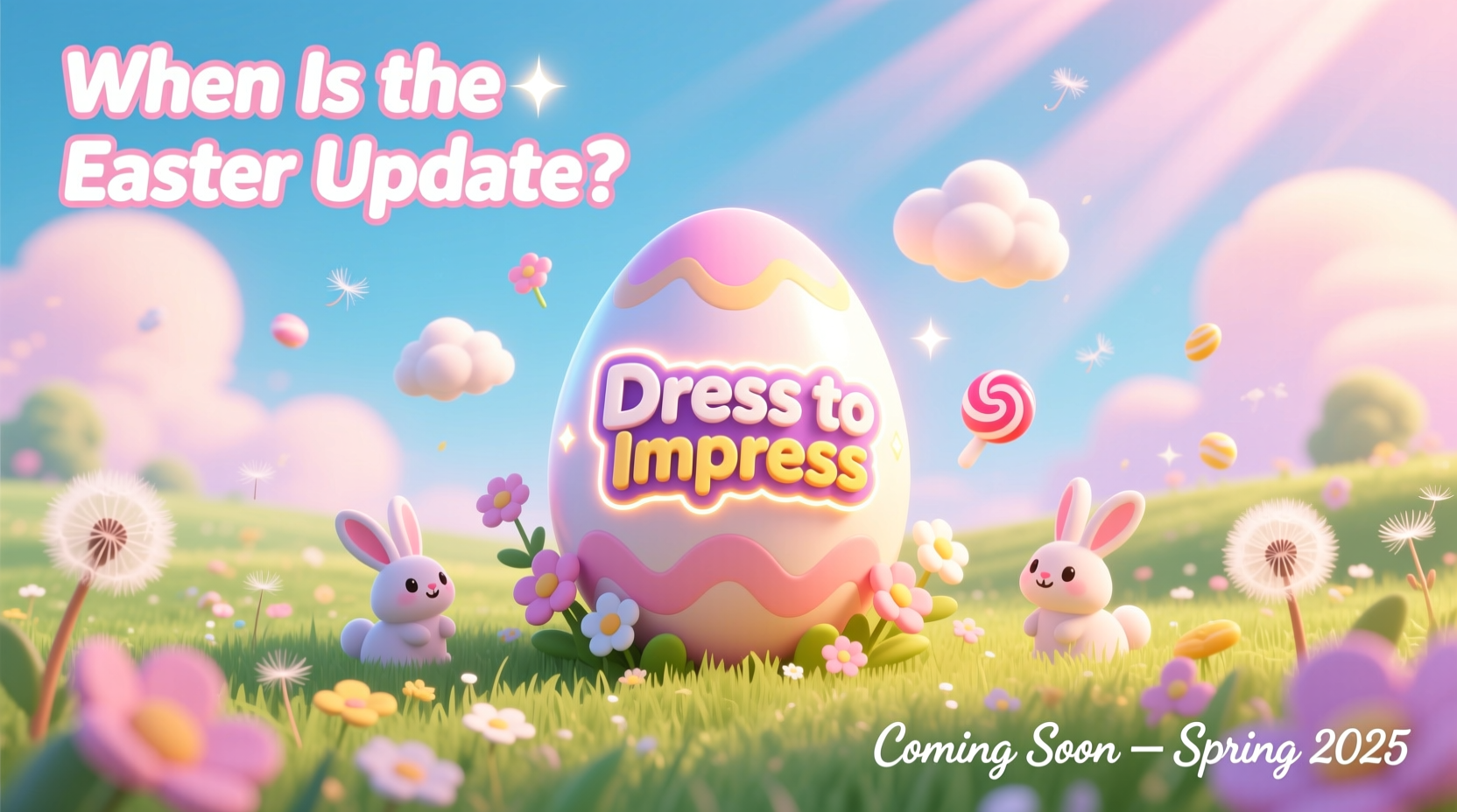 when is the easter update in dress to impress