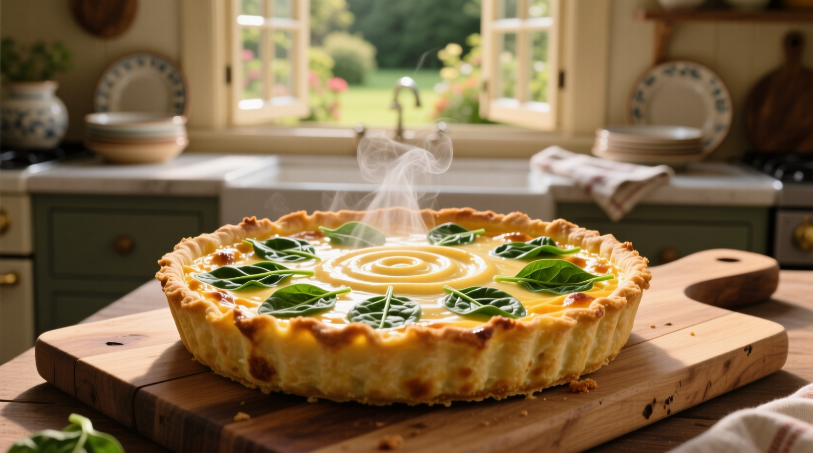 Crustless Spinat-Quiche: Gesundes Rezept ohne Teig