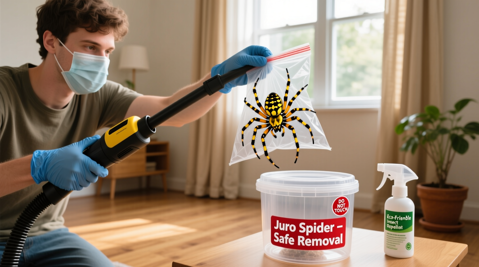 effective methods for the best way to kill joro spiders safely at home