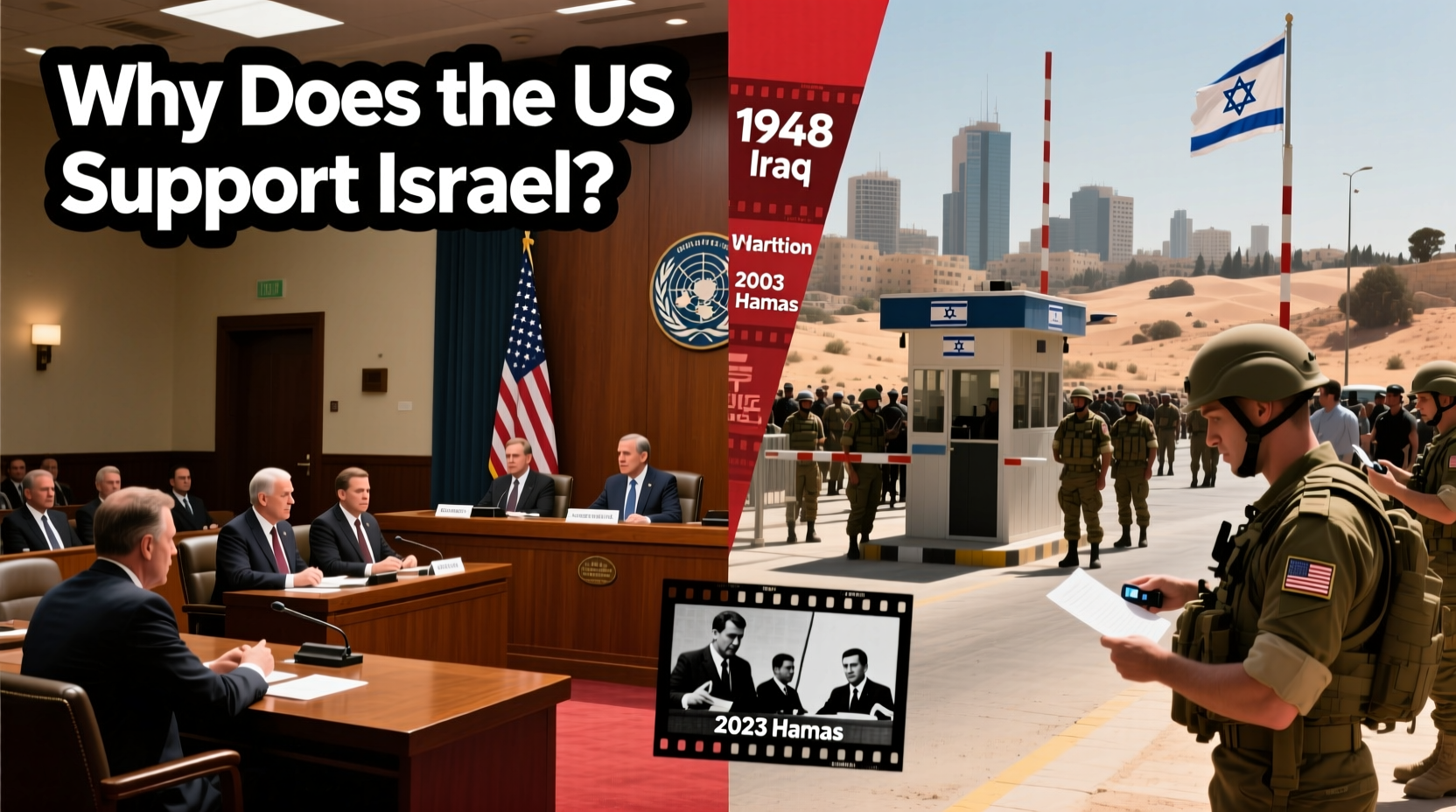 why does the us support israel exploring the complex relationship
