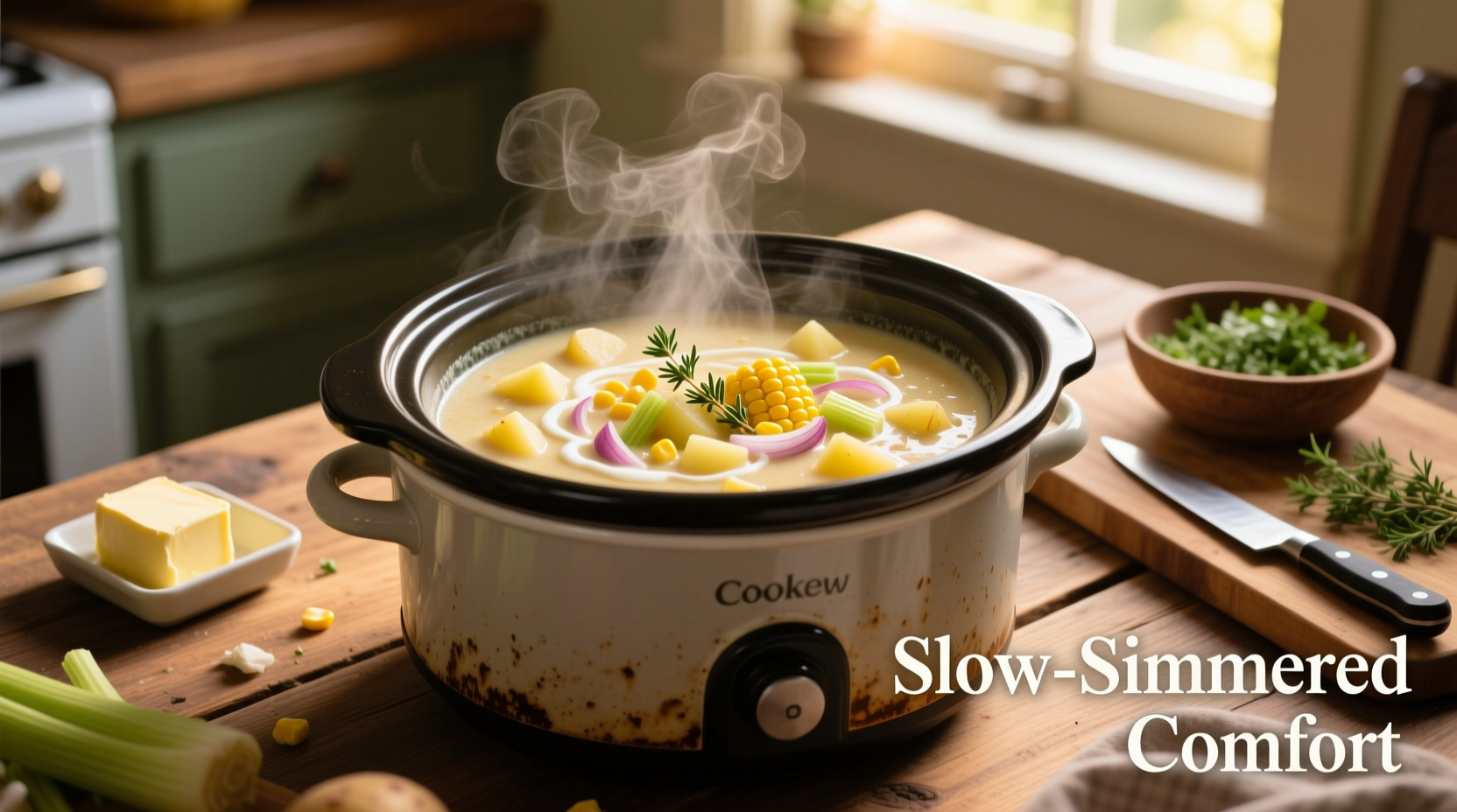 Perfect Potato Corn Chowder Crock Pot Recipe in 4 Hours