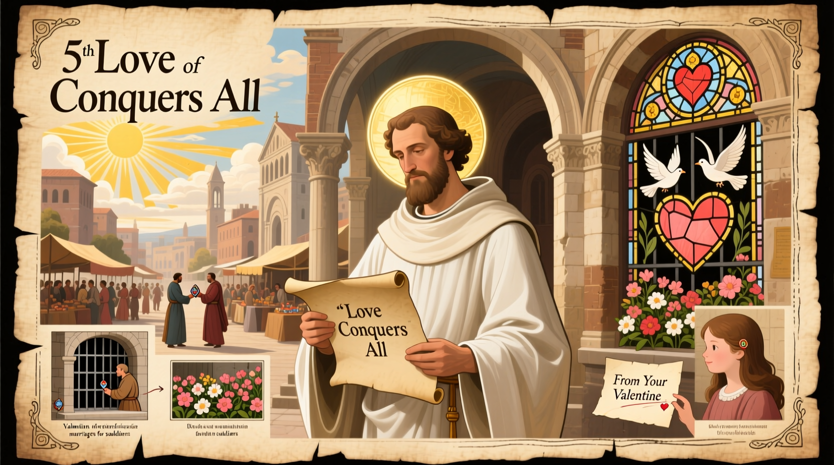why is saint valentine associated with valentines day