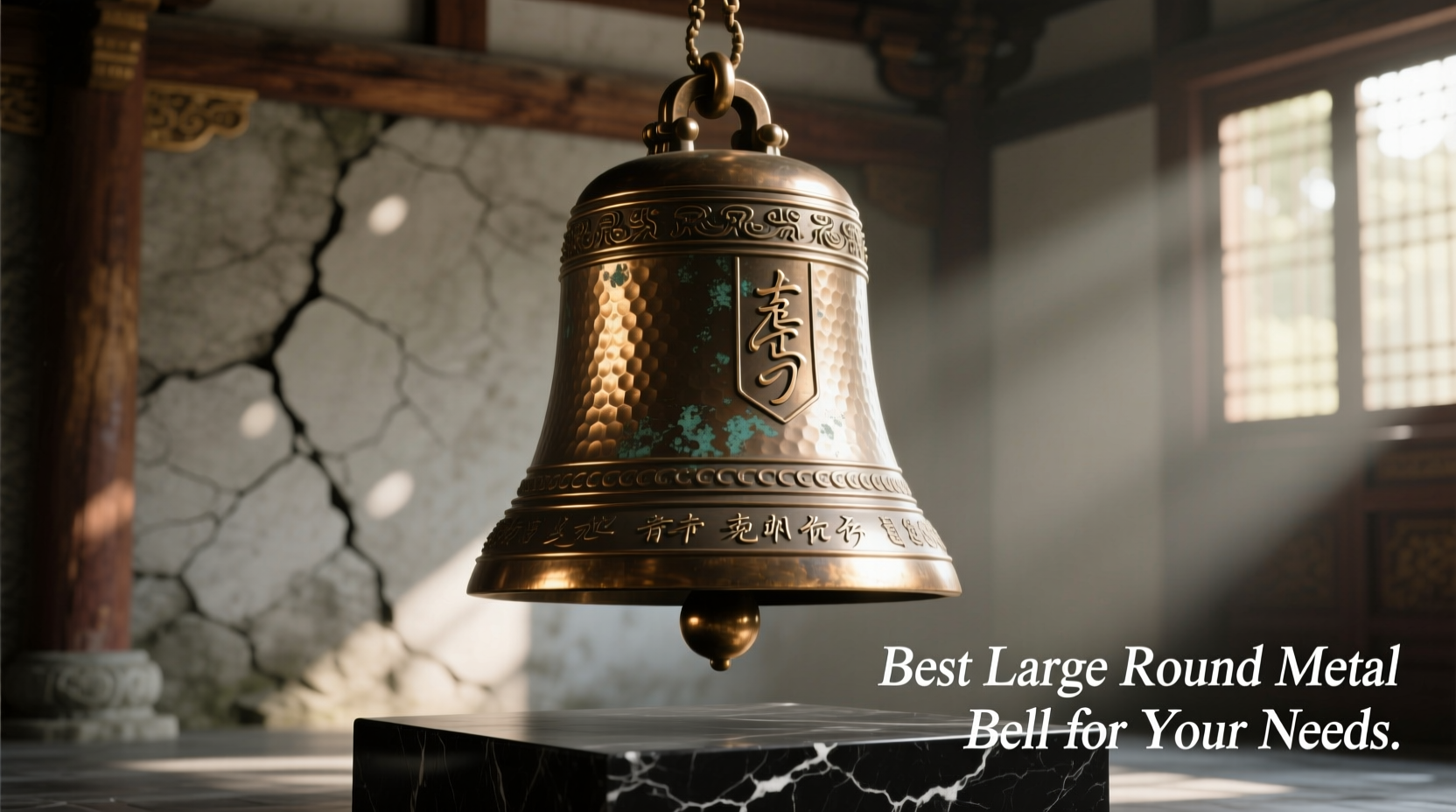large round metal bell