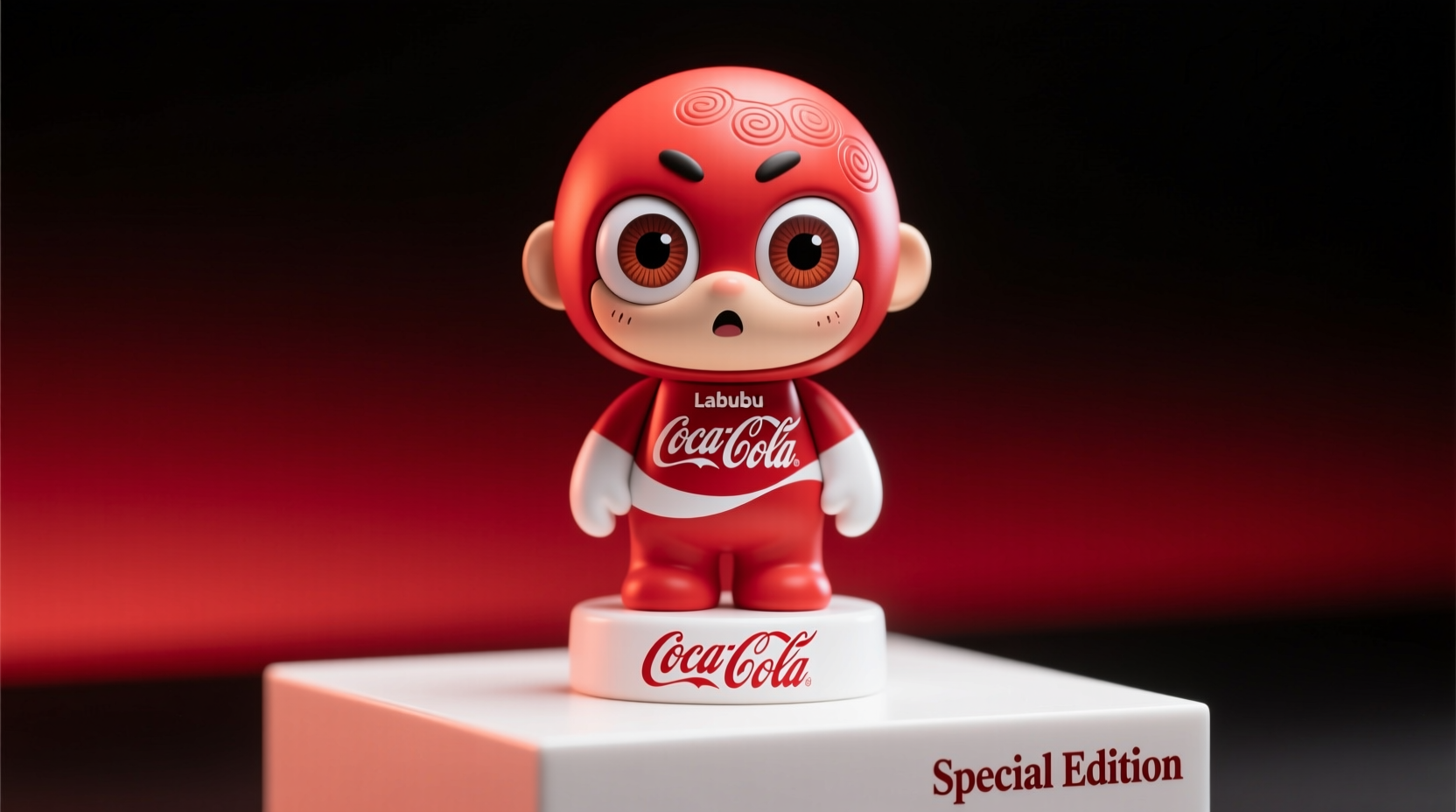 are coca cola labubu eyes aligned for surprise shake