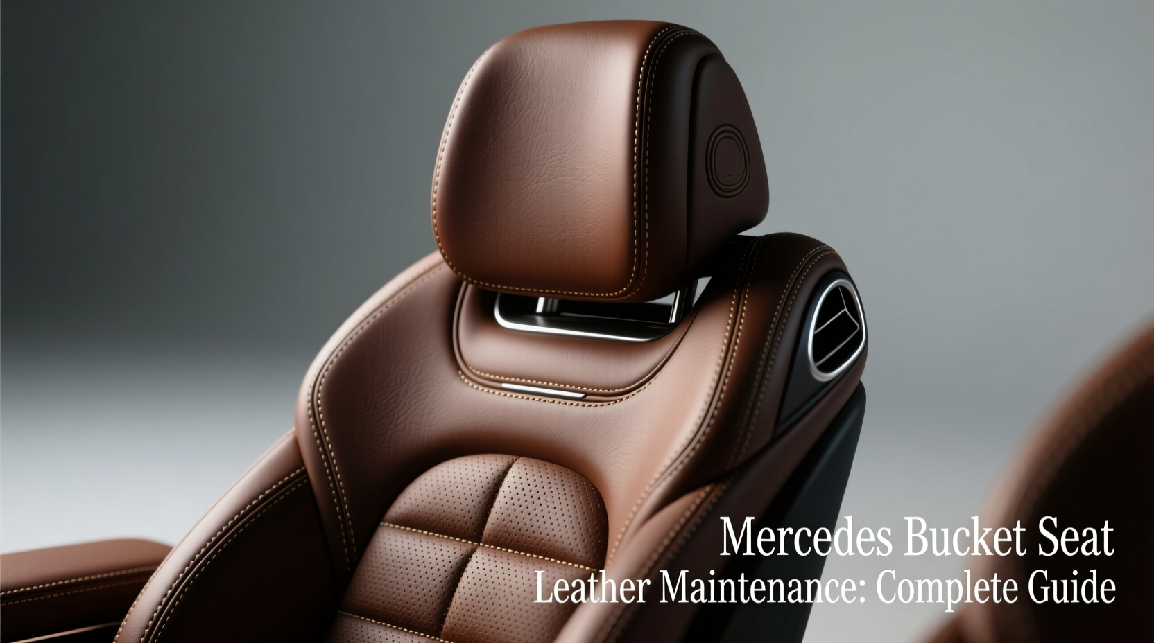 mercedes bucket seat leather maintenance
