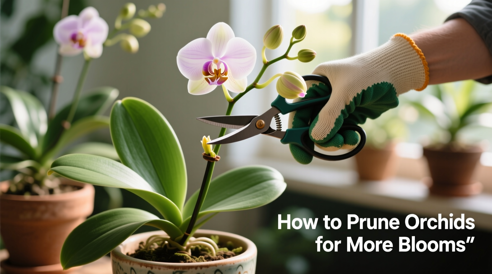 How to Prune Orchids for More Blooms