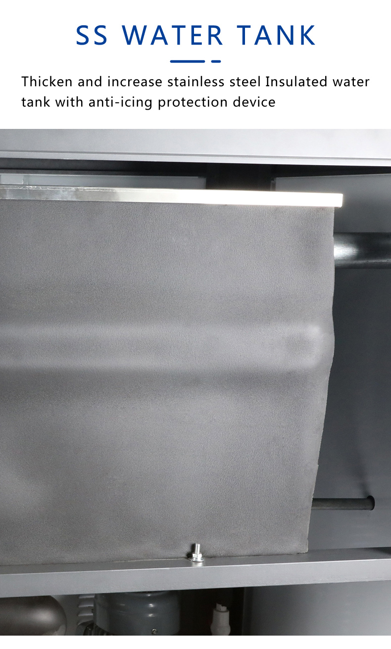 250KW 100HP industrial air cooled screw water chiller