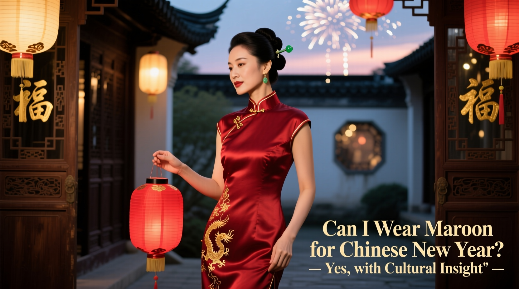 can i wear maroon for chinese new year